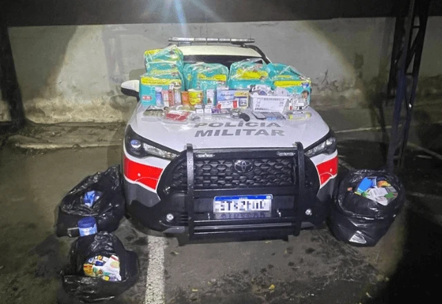 Homem é preso em SP com mais de R$ 200 mil em produtos de farmácia